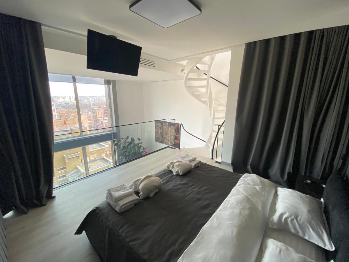 Apartmán The Penthouse Kyjev Exteriér fotografie
